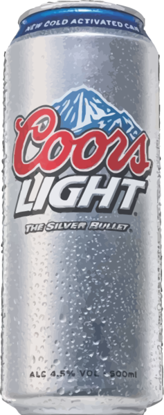 Coors Light 12pk/12oz Cans - Coors Light (237x600), Png Download