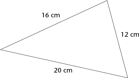 This Triangle's Side Lengths Are 29 Mm, 20 Mm And 21 - Black Right Angle Triangle (498x273), Png Download