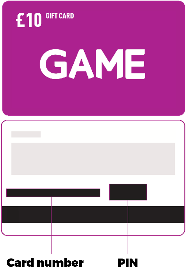 Giftcardinstructions - Gift Cards At Game (647x914), Png Download