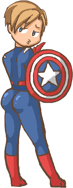 Avengers, Butt, And Captain America Image - The Avengers (264x622), Png Download