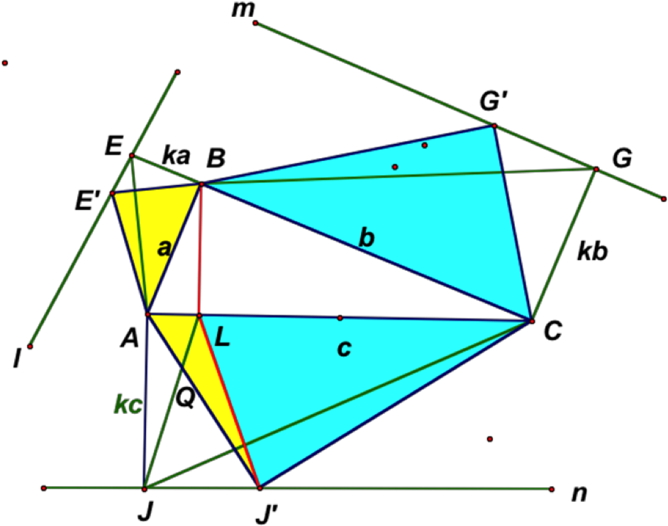 Similar Triangles On The Sides Of A Right Triangle - Triangle (975x804), Png Download