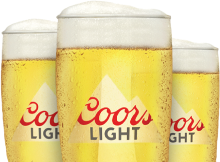 Coors Light Grey Koozie (478x371), Png Download