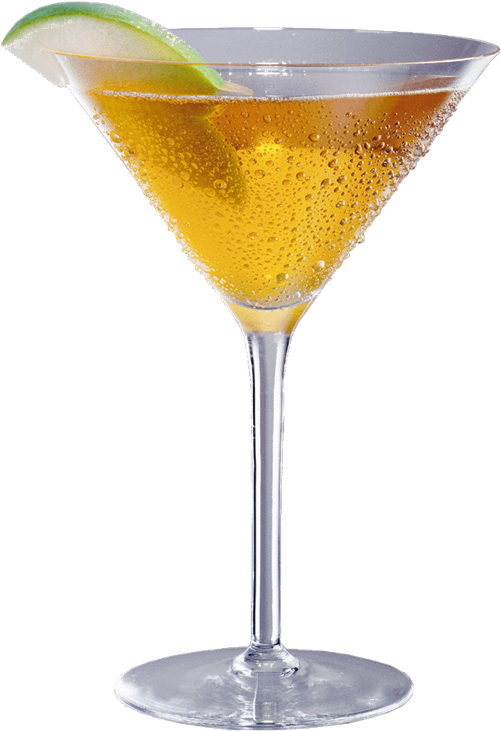 Cocktail Glass Clip Art At Clker - Apple Martini (531x777), Png Download
