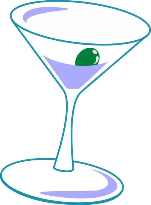 Goblet Drink Wine Alcohol Free Photo From - Cartoon Margarita Glass Png (500x680), Png Download