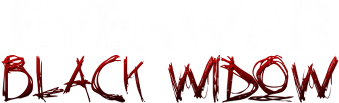 Everwar Black Widow Logo - Crazy Fonts (675x205), Png Download