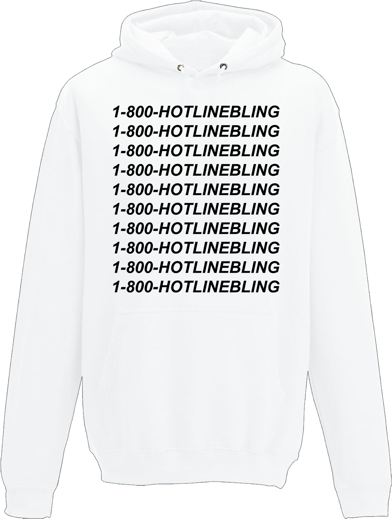 Singoutloud Hotline Bling Printed Hoodie - Hoodie (1300x1757), Png Download