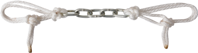 Equine Curb Strap - Dog Chain Curb Strap - Single (650x650), Png Download