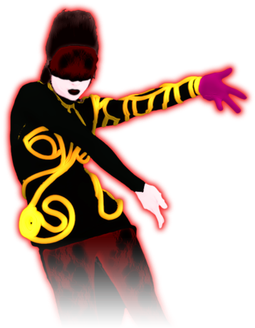 Blackwidow Coach 1 Big - Just Dance 2015 Coaches (500x500), Png Download