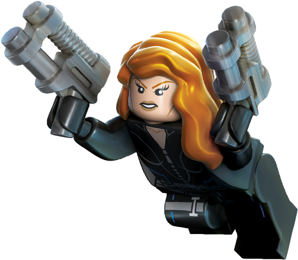 Black Widow - Lego Avengers Black Widow (607x580), Png Download