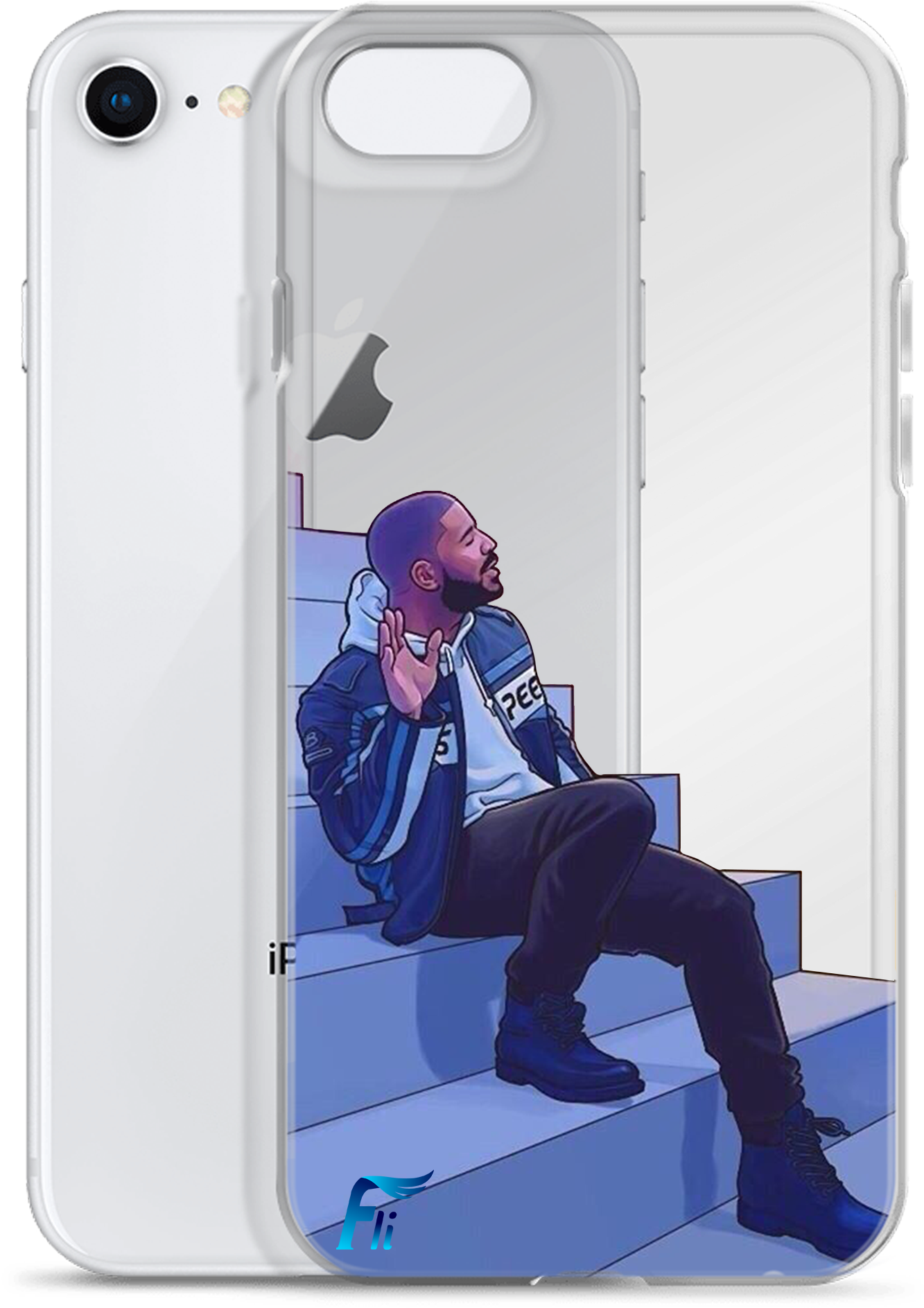 "hotline Bling" Case - Dope Drake Art (1357x1928), Png Download