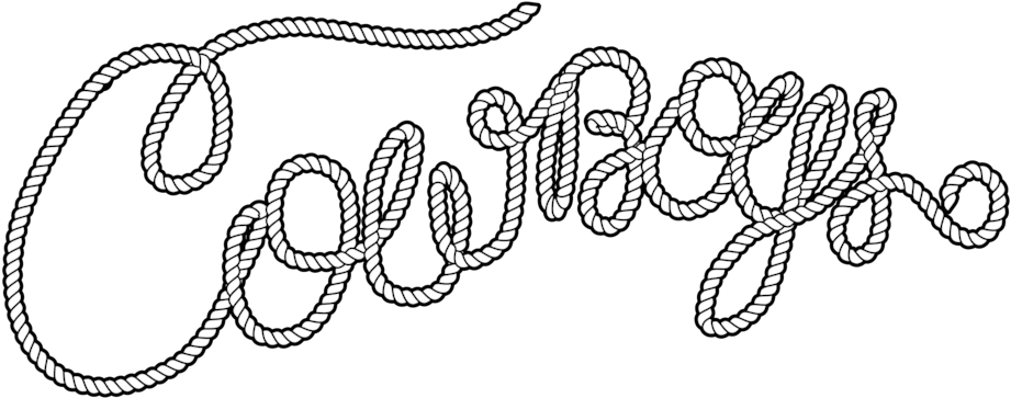 Cowboys Rope Logo-01 - Cowboy (1000x667), Png Download