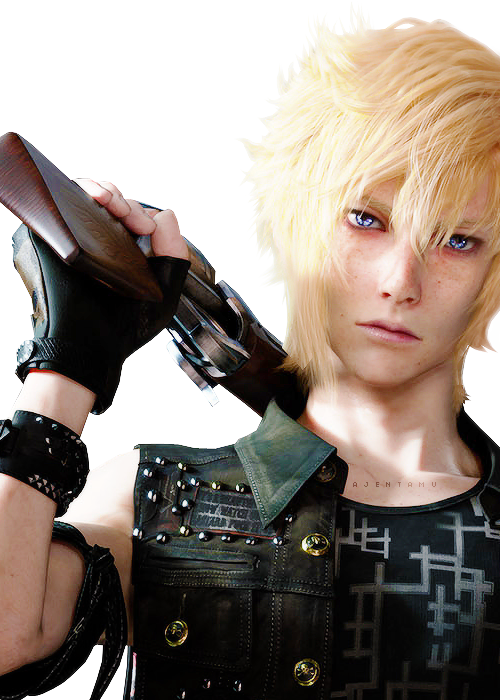 Final Fantasy A - Prompto Argentum Final Fantasy (500x700), Png Download