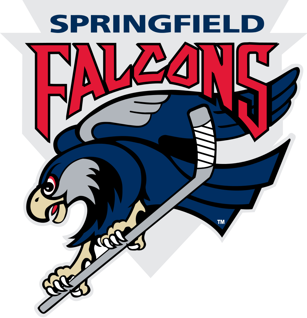 Springfield Falcons Logo - Springfield Falcons (989x1024), Png Download