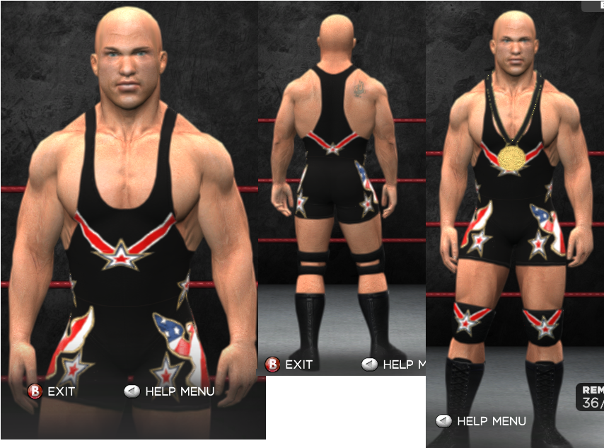 Z7dsg - Kurt Angle Black Attire (1104x632), Png Download