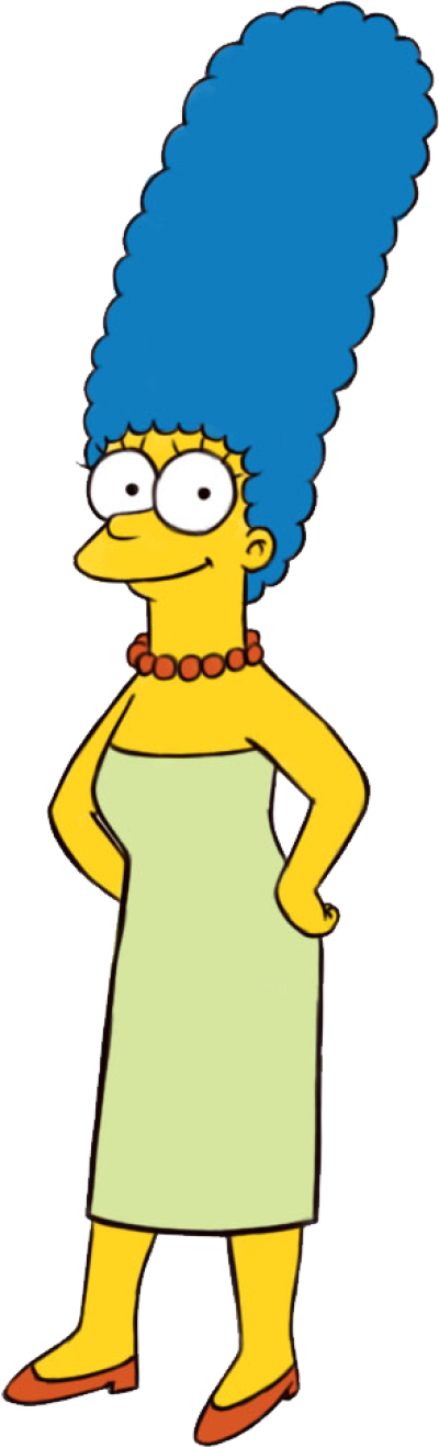 Marge Simpson Png - Marge Simpson (294x970), Png Download