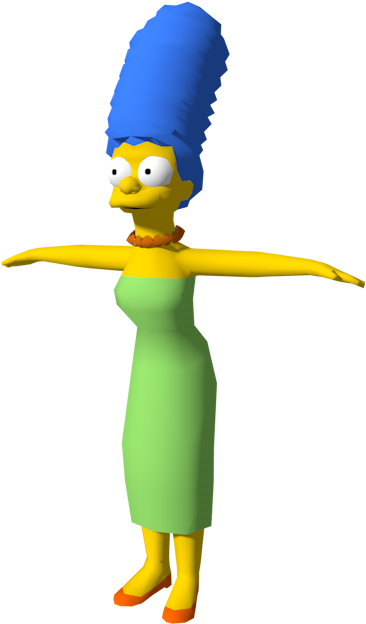 Download Zip Archive - Simpsons Hit N Run Models (750x650), Png Download