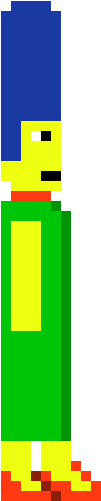 Marge Simpson - Graphic Design (580x680), Png Download