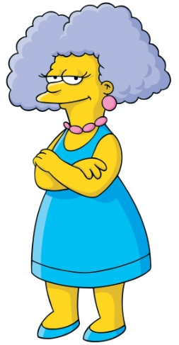 Selma Bouvier Terwilliger Hutz Mcclure Stu Simpson - Selma Simpson (284x486), Png Download