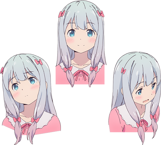 Society And Refuses To Leave Her Room If There Is Anyone - Eromanga Sensei Character Design (550x500), Png Download