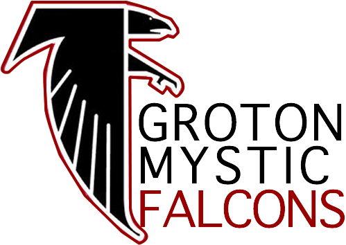 Groton Mystic Falcon Logo - Groton Mystic Falcons (508x377), Png Download
