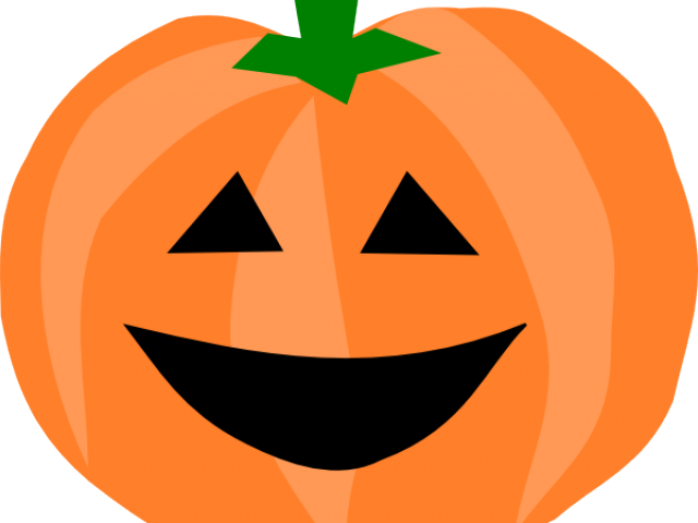 Clipart Face Pumpkin - Clip Art Happy Pumpkin (640x480), Png Download