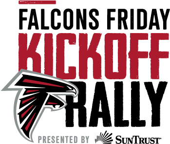 Rise Up At Atlantic Station For Falcons Kickoff Rally - Atlanta Falcons (400x327), Png Download