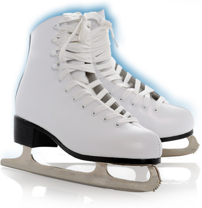 Ice Skates Png - Figure Skating Skates Png (397x409), Png Download