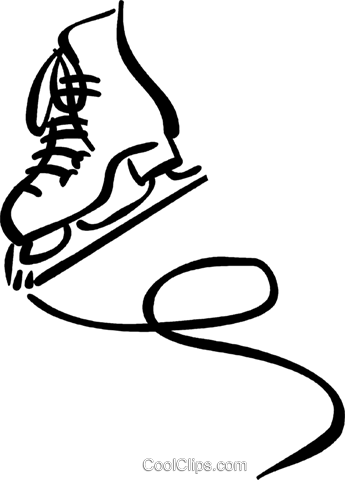 Ice Skates - Patins De Gelo Png (345x480), Png Download