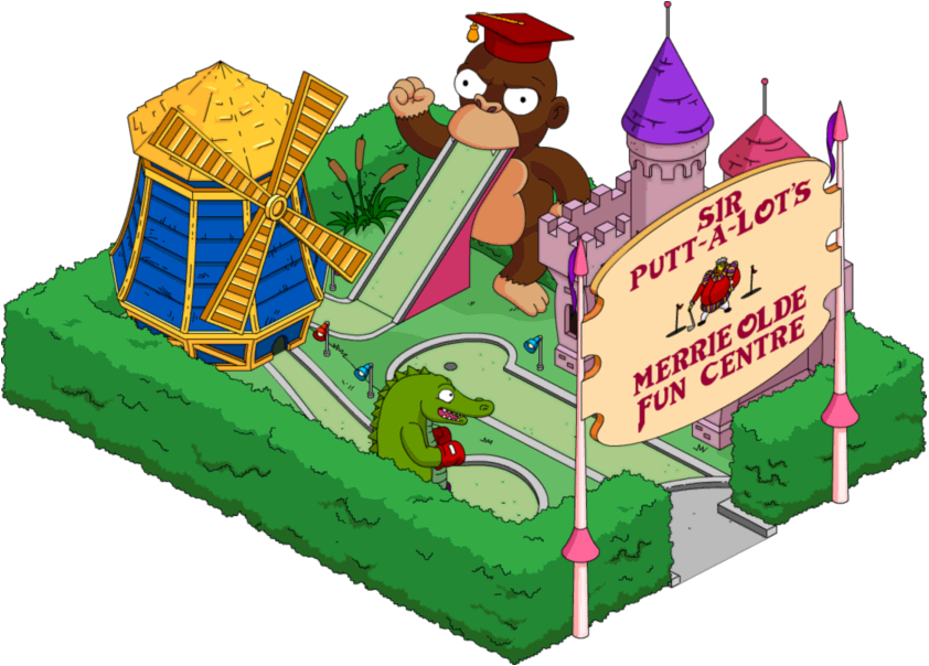 Appearances - Sir Putt A Lot Tapped Out (842x604), Png Download