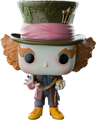 Disney Mad Hatter Icon Thumb - Funko Pop Mad Hatter (400x400), Png Download