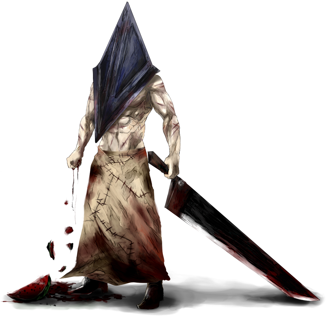 Pyramid Head Png Photo - Silent Hill Pyramid Head (1138x1119), Png Download