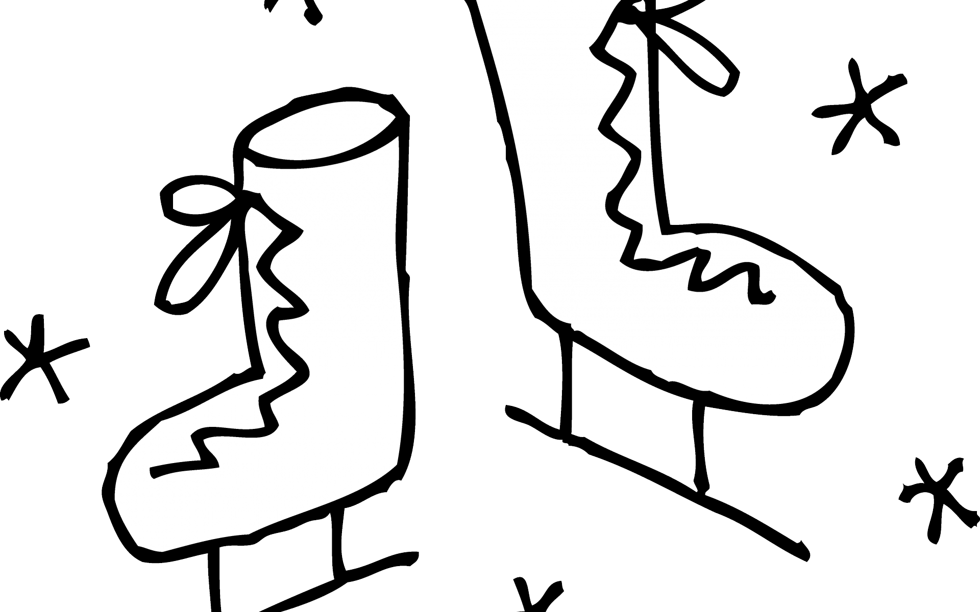 Ice Skate Clipart - Clipart Ice Skate Png (1920x1200), Png Download