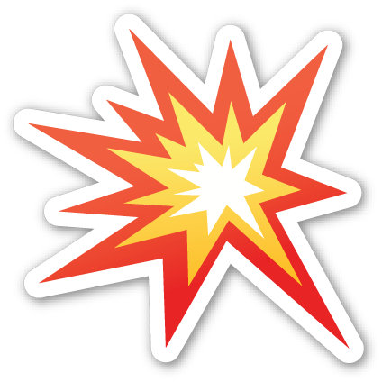 If You Are Looking For The Emoji Sticker Pack, Which - 💥 Png (424x424), Png Download