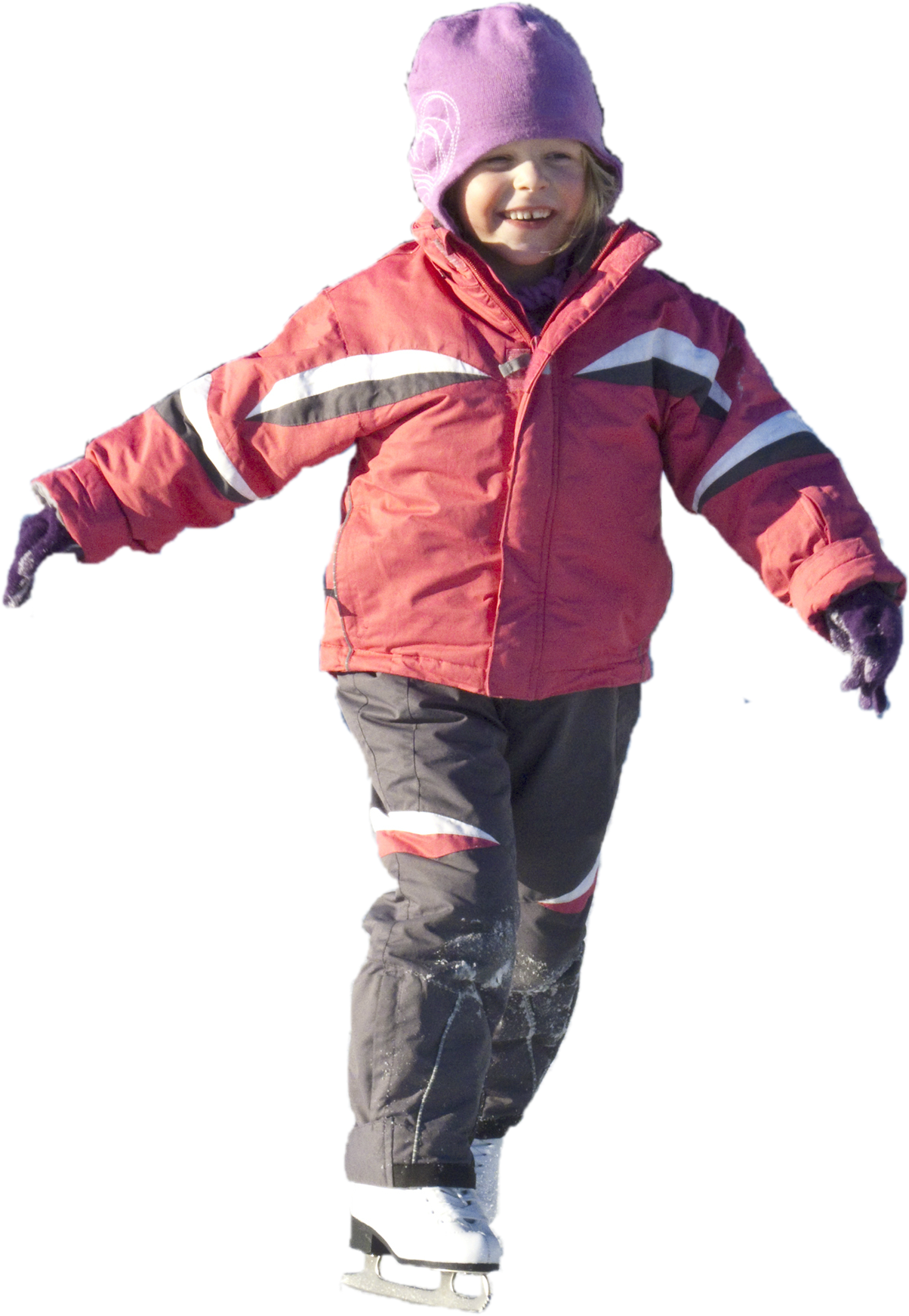 Beginner Skate Lessons - Ice Skaters Png (529x736), Png Download