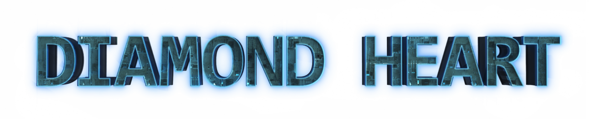 Out Now💎❤ - Diamond Heart (1200x243), Png Download
