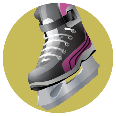 Free Skate Nights At The John Breslow Ice Hockey Center - John Breslow Ice Hockey Center (392x393), Png Download