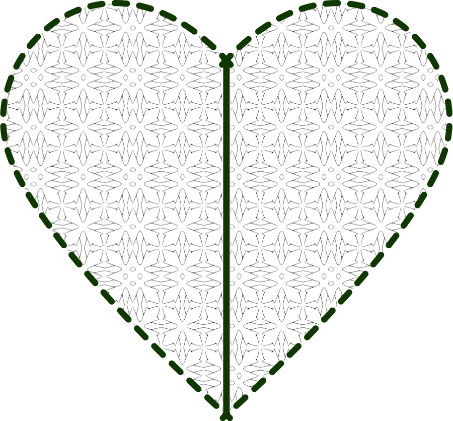 How To Set Use Patchwork Heart Clipart (900x836), Png Download