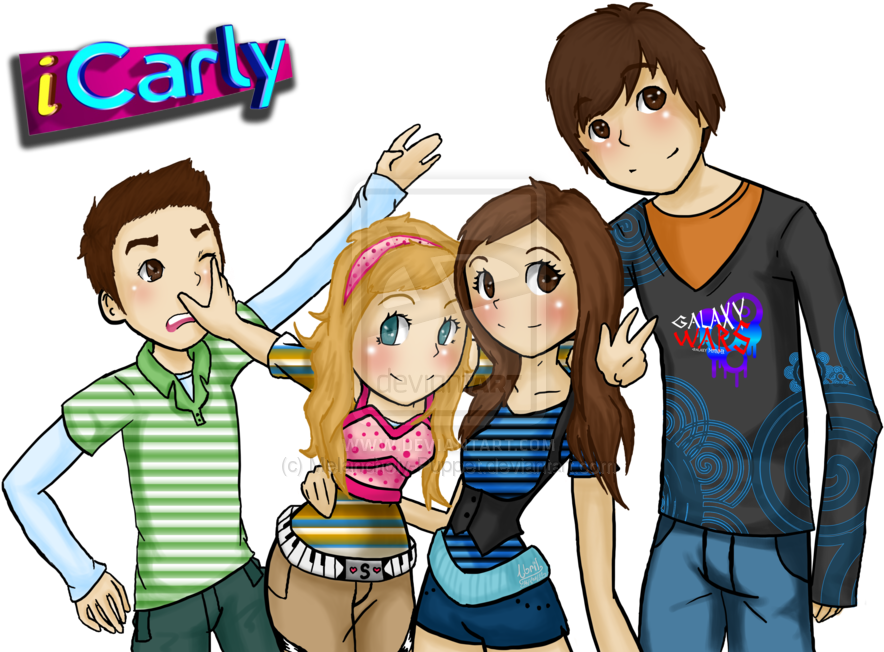 Icarly By Melancholy Puppet-d3ebg3u - Icarly Kawaii (900x670), Png Download