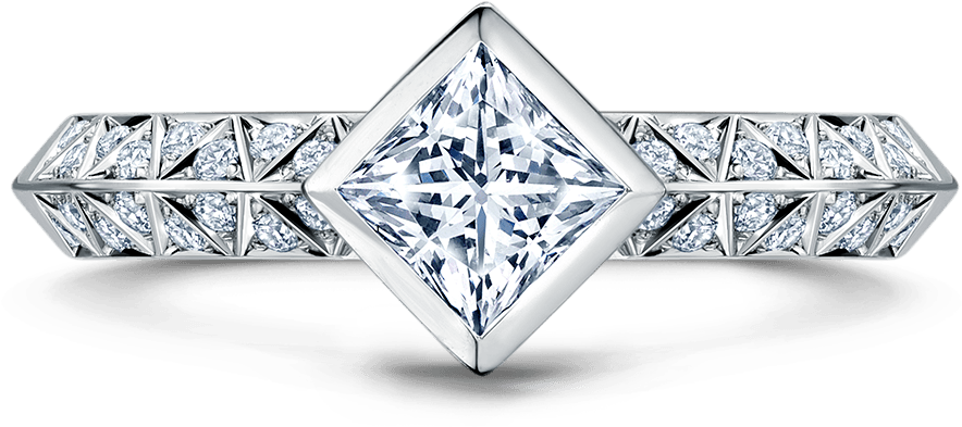 Diamond - Engagement Ring (1000x1000), Png Download