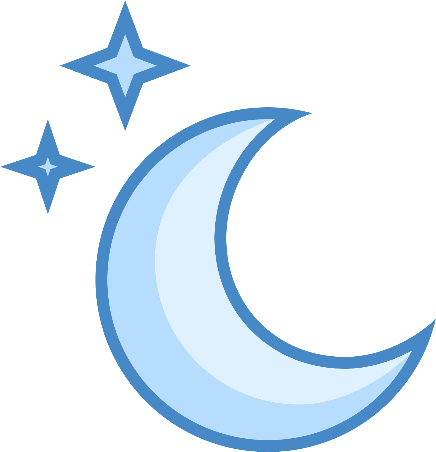 Go To Image - Moon Flat Icon Png (1600x1600), Png Download