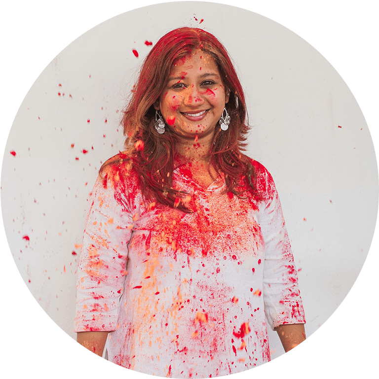 Usha Kiran - Girl (768x769), Png Download