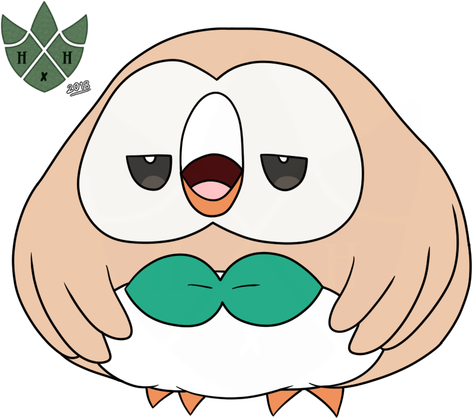 Pudgymon - Rowlet - Fur (1000x900), Png Download