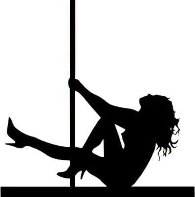 Stripper - Dance Silhouette (397x400), Png Download