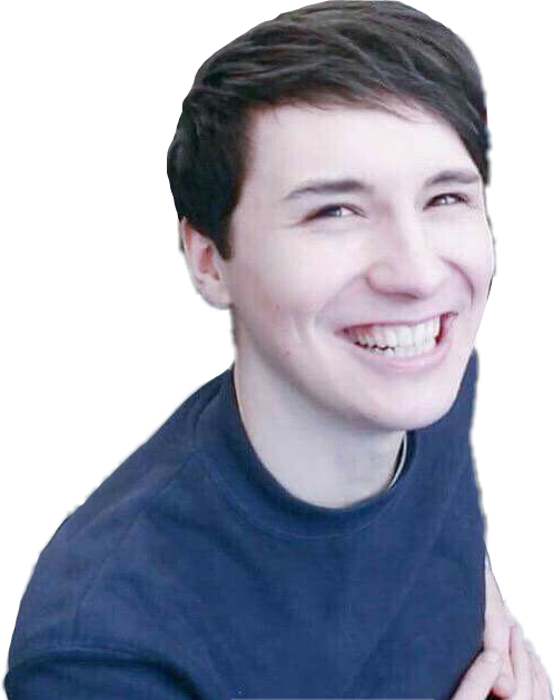 Report Abuse - Dan Howell In Blue (498x629), Png Download