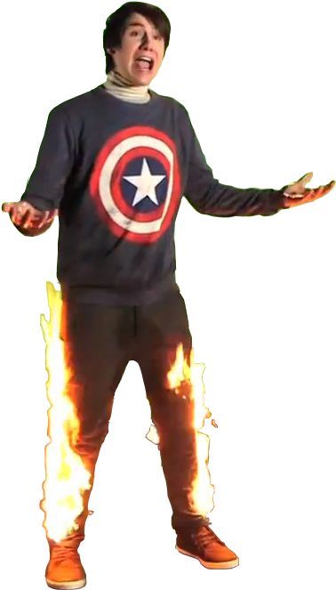 Mine Enjoy My Edit Danisnotonfire Dan Howell Transparency - Dan Howell (418x709), Png Download