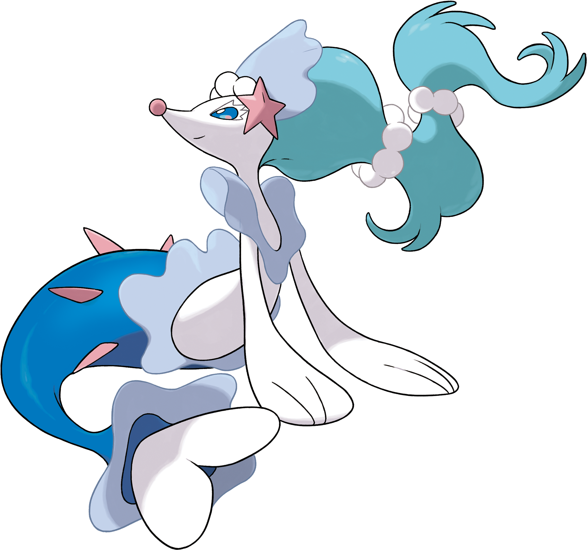 Pkmn Primarina - Pokemon Sun Water Starter (2124x2003), Png Download