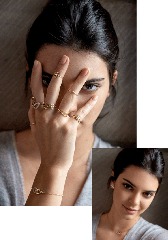 Kendall Was Captured By Enter Ryan Mcginley 's Unique - Kendall Jenner Jewelry (555x790), Png Download