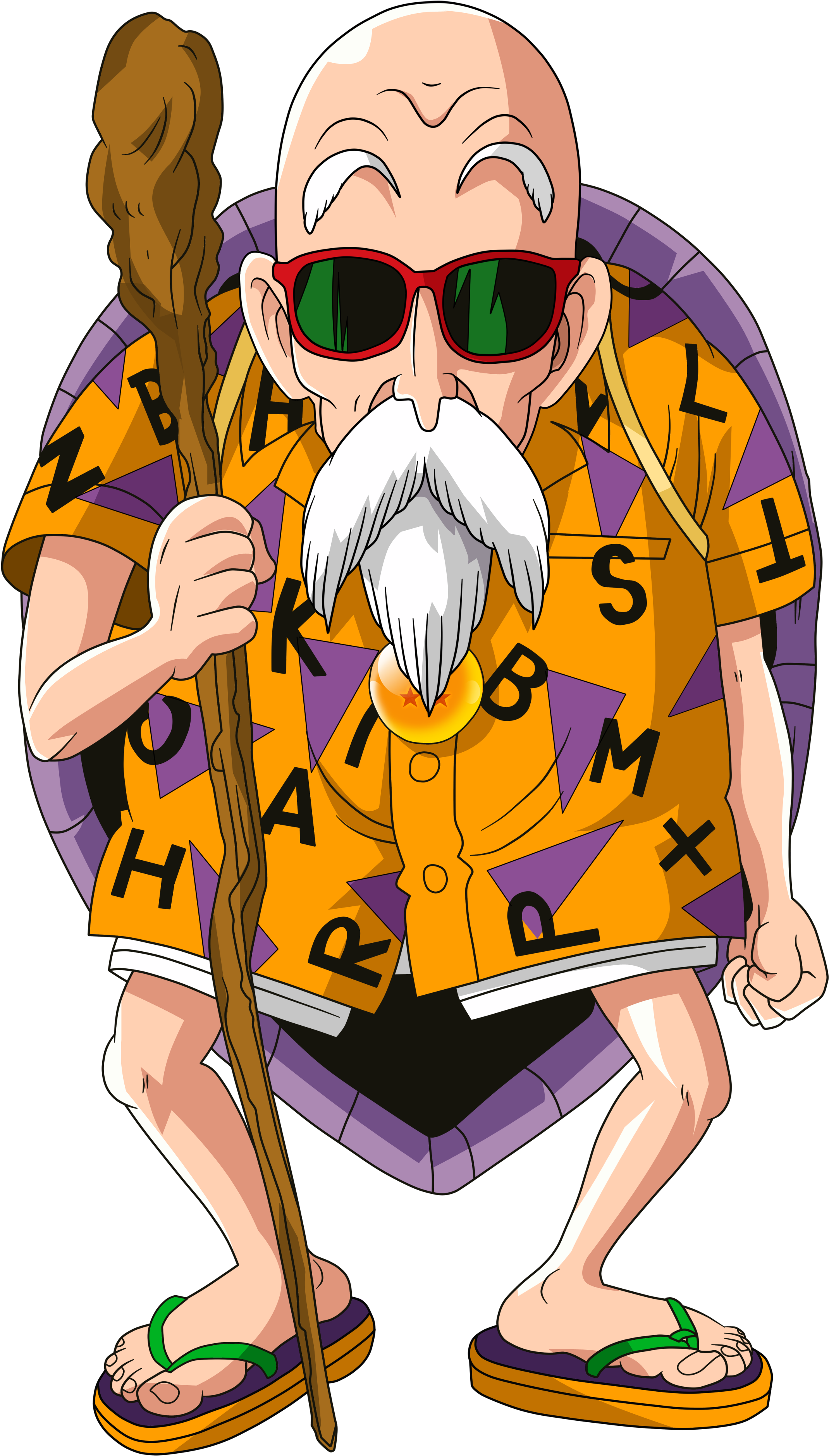 Master Roshi (2468x3972), Png Download