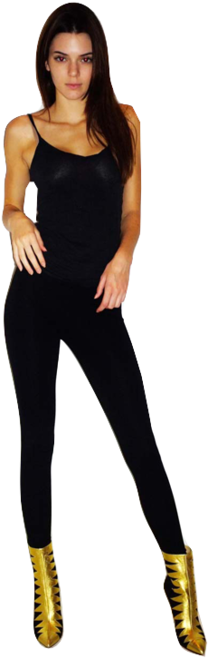 Kendall Jenner Gossip And Trivia - Kendall Jenner Full Body (251x745), Png Download