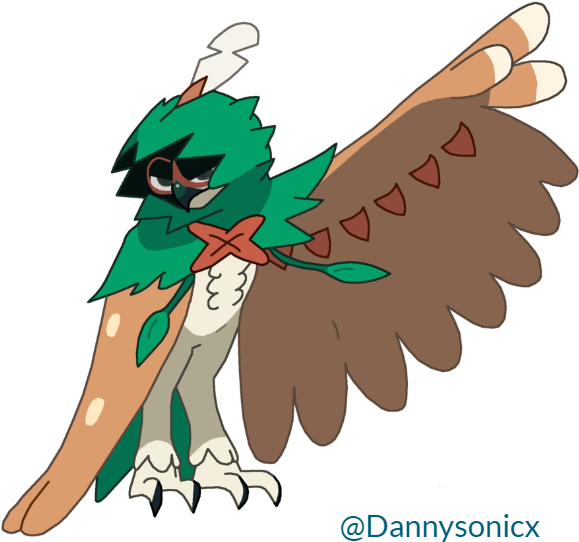 Freeuse Rowlet S Possible Final By Dannysonicx On - Pokemon Gen 8 Legendaries (1240x609), Png Download
